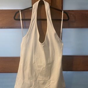 Torrid White Halter Top Size 2